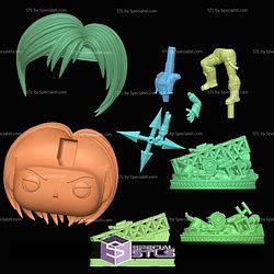 Yuffie Final Fantasy Advent Children Funko STL Files