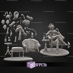 Zani On Chair Wuthering Wave STL Files