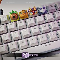 Zelda Mask Keycaps STL Files