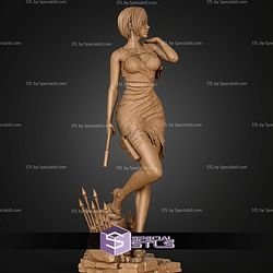 Ada Wong Battle 200mm STL Files