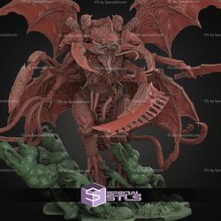 Alien Commander 40k Flying Hive Tyrant STL Files