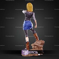 Android 18 Tear Cloth 230mm STL Files