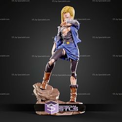 Android 18 Tear Cloth 230mm STL Files