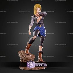 Android 18 Tear Cloth 230mm STL Files