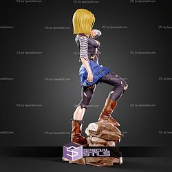 Android 18 Tear Cloth 230mm STL Files