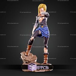 Android 18 Tear Cloth 230mm STL Files