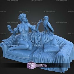 Aphrodite And Eagle 75mm STL Files