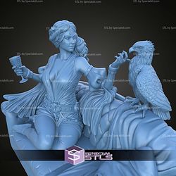Aphrodite And Eagle 75mm STL Files