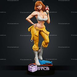 April O Neil Semy Realistic STL Files
