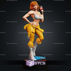 April O Neil Semy Realistic STL Files