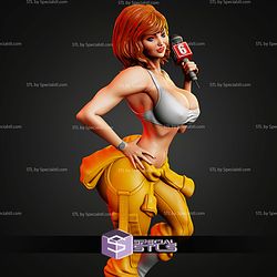 April O Neil Semy Realistic STL Files