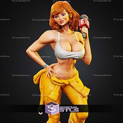 April O Neil Semy Realistic STL Files