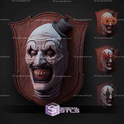 Art The Clown Head Various Display STL Files