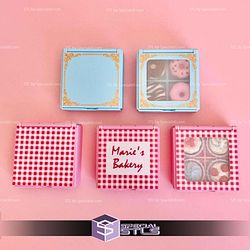 Bakery Box Multi Clicker Keychain Fidget Toy Bundle STL Files