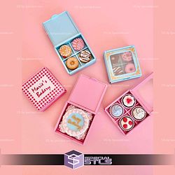 Bakery Box Multi Clicker Keychain Fidget Toy Bundle STL Files