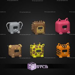Basic STL Collection Glitchy Tiger