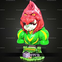 Basic STL Files Battle Cat Bust