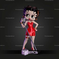 Betty Boop The Vintage Jazz Diva No AMS STL Files