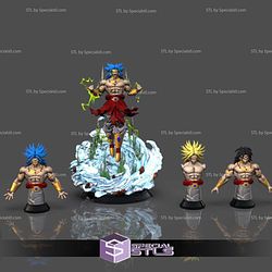 Broly Fying Pose STL Files