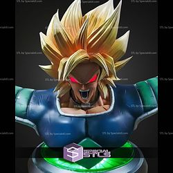 Broly Scream Bust STL Files