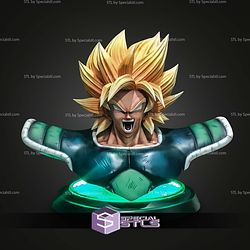 Broly Scream Bust STL Files
