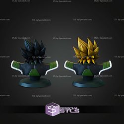 Broly Scream Bust STL Files