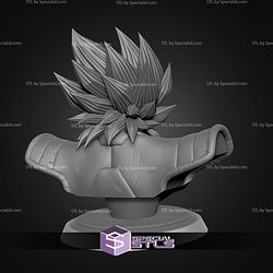 Broly Scream Bust STL Files