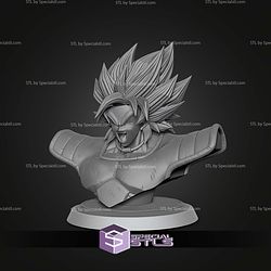 Broly Scream Bust STL Files