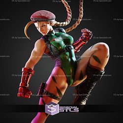 Cammy Street Fighter KO 223mm STL Files