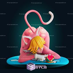 Cat Princess Peach Cute Cat Girl STL Files
