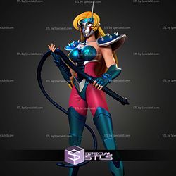 Chameleon June Saint Seiya 197mm STL Files