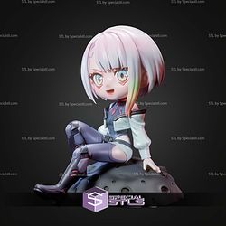 Chibi Lucy Cyberpunk Edgerunners 90mm STL Files