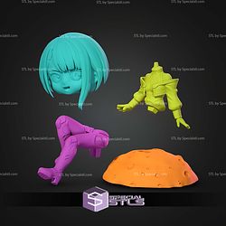 Chibi Lucy Cyberpunk Edgerunners 90mm STL Files