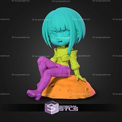 Chibi Lucy Cyberpunk Edgerunners 90mm STL Files