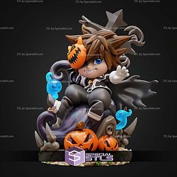 Chibi Sora Halloween Town 135mm Kingdom Hearts II STL Files