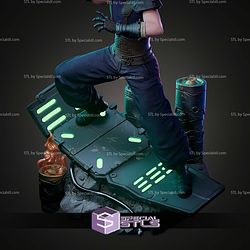Cloud Strife Final Fantasy Street 1 6 STL Files