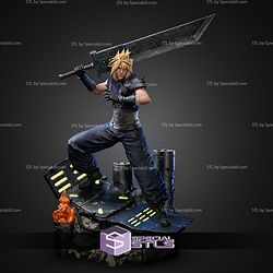 Cloud Strife Final Fantasy Street 1 6 STL Files