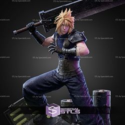 Cloud Strife Final Fantasy Street 1 6 STL Files