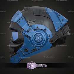 Cosplay STL Files Benjamin Carmine Gears Of War Helmet
