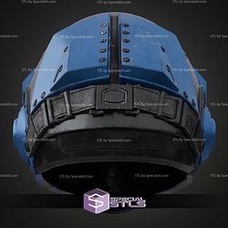 Cosplay STL Files Benjamin Carmine Gears Of War Helmet