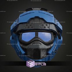 Cosplay STL Files Benjamin Carmine Gears Of War Helmet