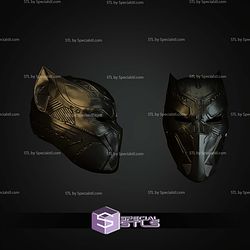 Cosplay STL Files Black Panther First Mask