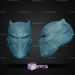 Cosplay STL Files Black Panther First Mask