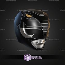 Cosplay STL Files Black Ranger Helmet