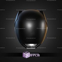 Cosplay STL Files Black Ranger Helmet