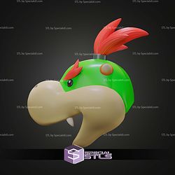 Cosplay STL Files Bowser Jr Helmet