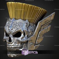 Cosplay STL Files Cody Rhodes Guile Helmet