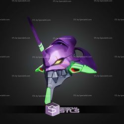Cosplay STL Files Evangelion 01 Helmet