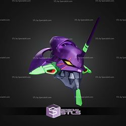 Cosplay STL Files Evangelion 01 Helmet