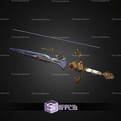 Cosplay STL Files God of War Laufey Sword